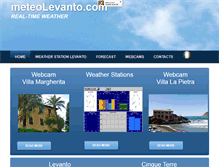 Tablet Screenshot of meteolevanto.com